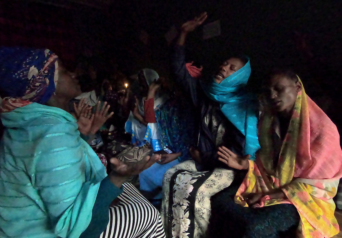 Ethiopian women in prayer